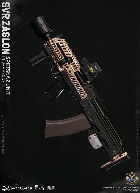 Preventa Figura SVR Zaslon in Damascus (Limited Version) - Russian Spetsnaz Unit marca Damtoys 78093F escala 1/6