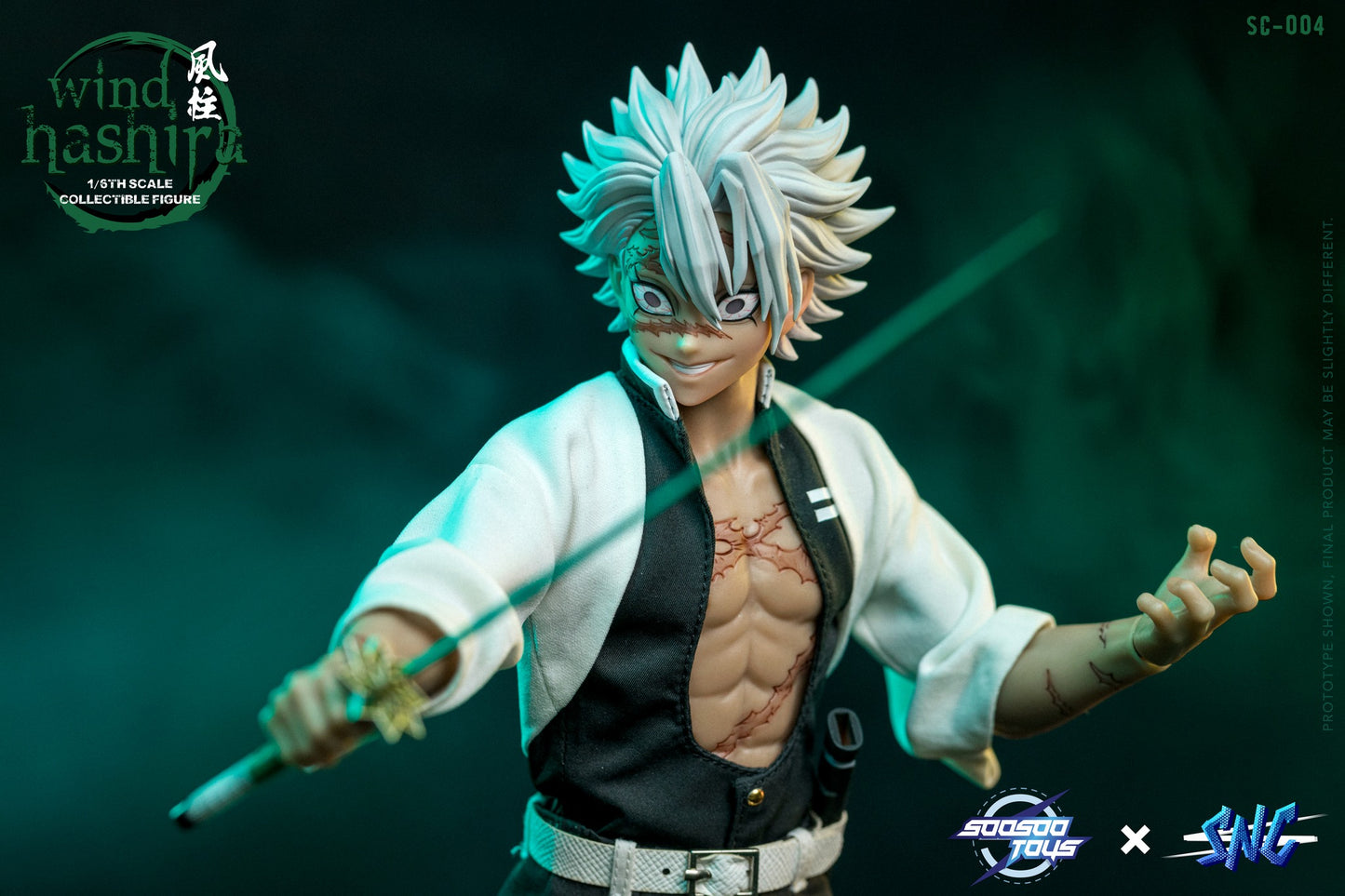 Preventa Figura WIND HASHIRA marca Soosootoys x SNC SC-004 escala 1/6