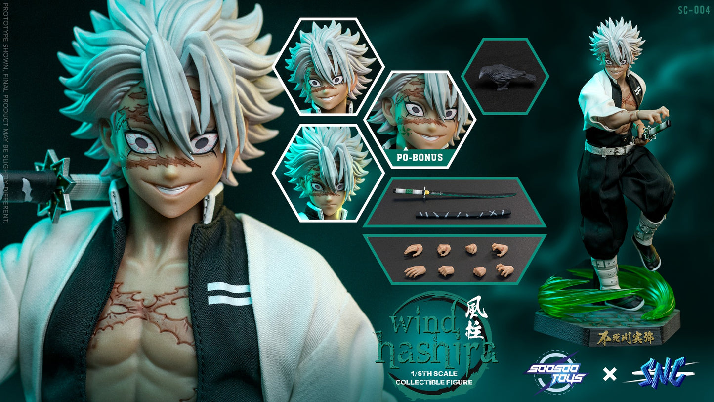 Preventa Figura WIND HASHIRA marca Soosootoys x SNC SC-004 escala 1/6