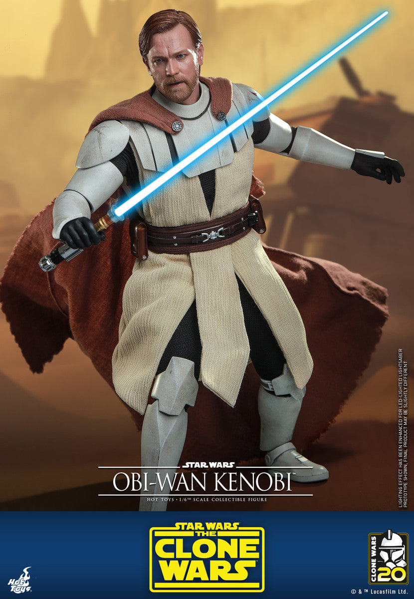 Preventa Figura Obi-Wan Kenobi ™ - Star Wars The Clone War ™ marca Hot Toys TMS095 escala 1/6
