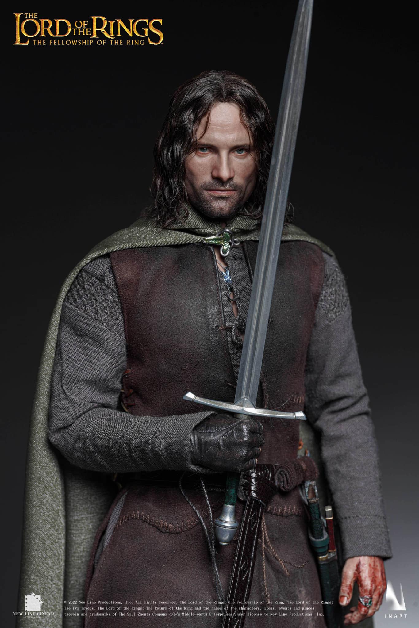 Preventa Figura Aragorn (Deluxe Version - Cabello Enraizado) - The Lord of the Rings: The Fellowship of the Ring marca Inart Queen Studios escala 1/6