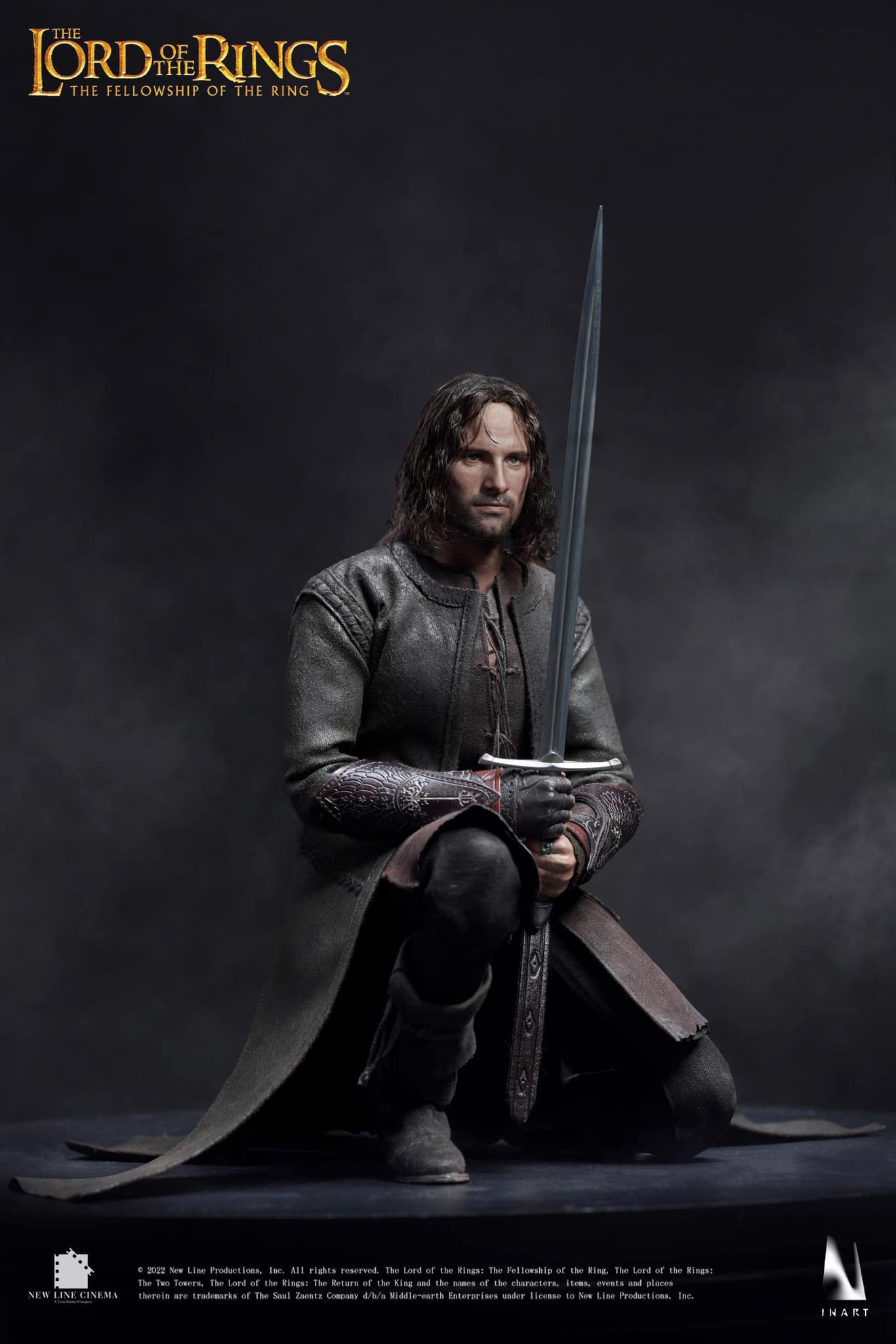 Preventa Figura Aragorn (Deluxe Version - Cabello Enraizado) - The Lord of the Rings: The Fellowship of the Ring marca Inart Queen Studios escala 1/6