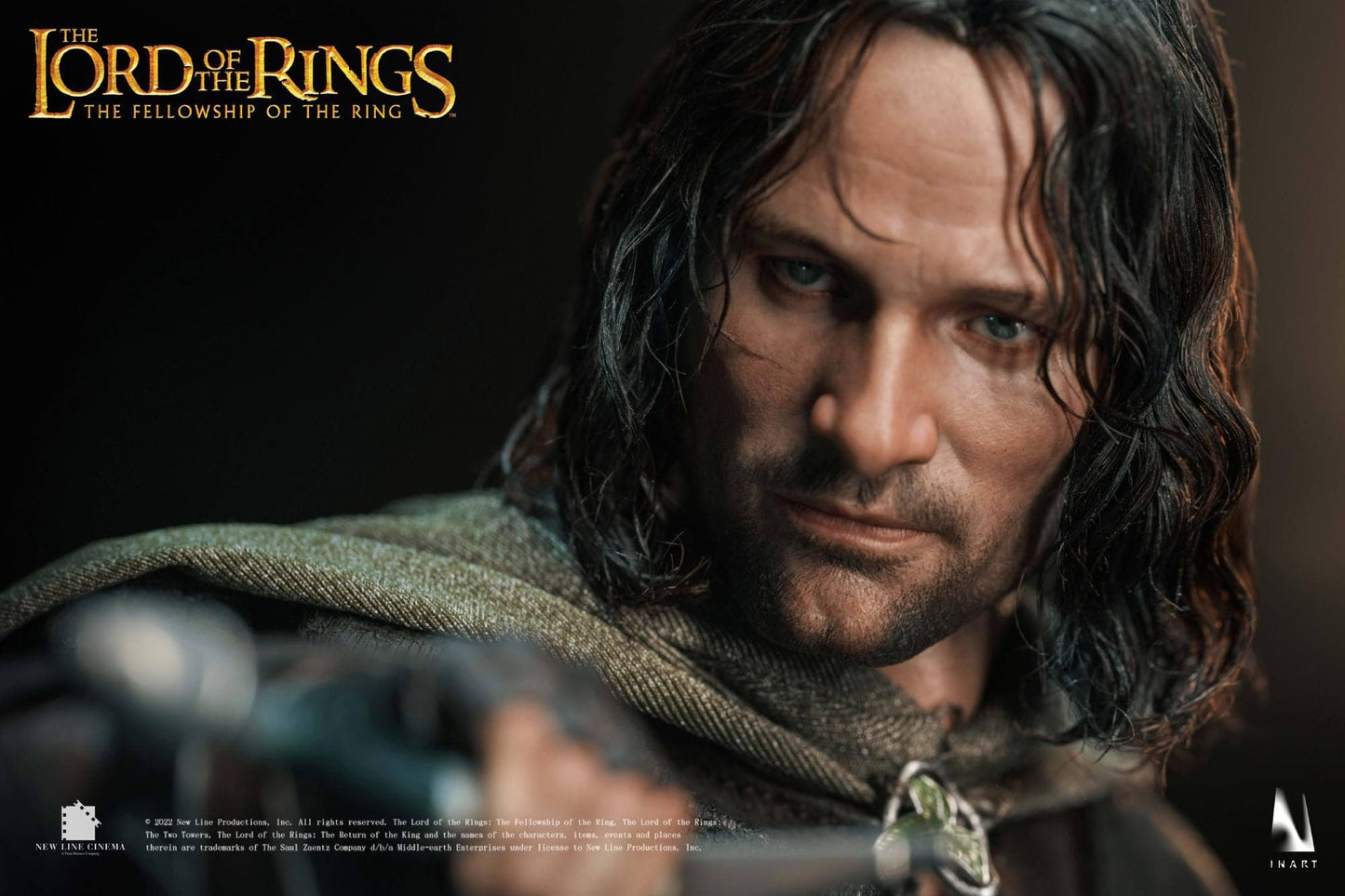Preventa Figura Aragorn (Deluxe Version - Cabello Enraizado) - The Lord of the Rings: The Fellowship of the Ring marca Inart Queen Studios escala 1/6