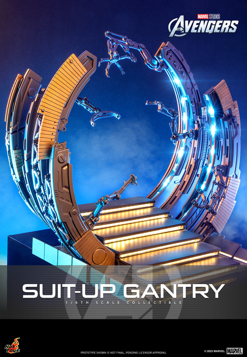 Preventa Diorama Suit-Up Gantry - The Avengers marca Hot Toys ACS014 escala 1/6