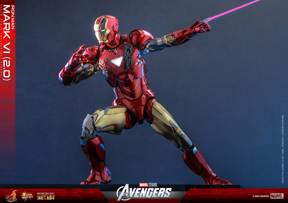 Preventa Figura Iron Man Mark VI (versión 2.0) - The Avengers marca Hot Toys MMS687D52 escala 1/6