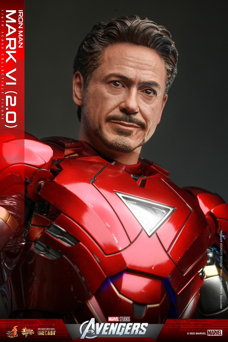 Preventa Figura Iron Man Mark VI (versión 2.0) - The Avengers marca Hot Toys MMS687D52 escala 1/6