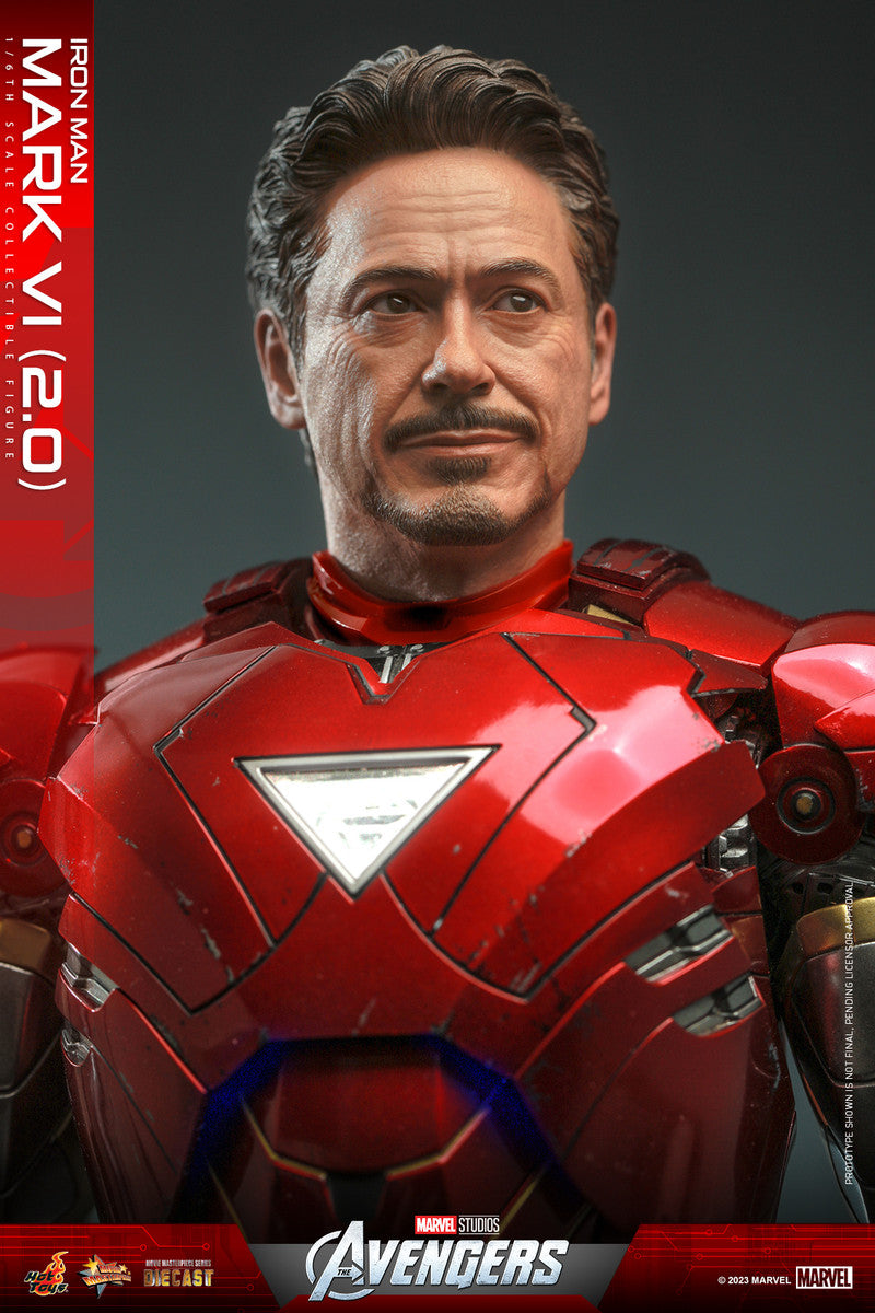 Preventa Figura Iron Man Mark VI (versión 2.0) - The Avengers marca Hot Toys MMS687D52 escala 1/6