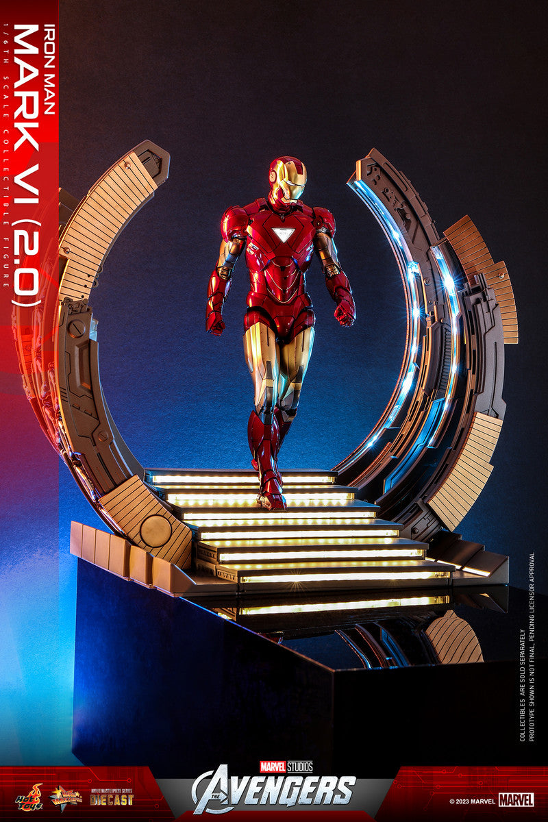 Preventa Figura Iron Man Mark VI (versión 2.0) - The Avengers marca Hot Toys MMS687D52 escala 1/6