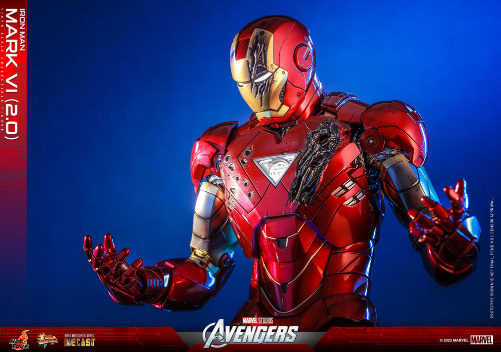 Preventa Figura Iron Man Mark VI (versión 2.0) - The Avengers marca Hot Toys MMS687D52 escala 1/6