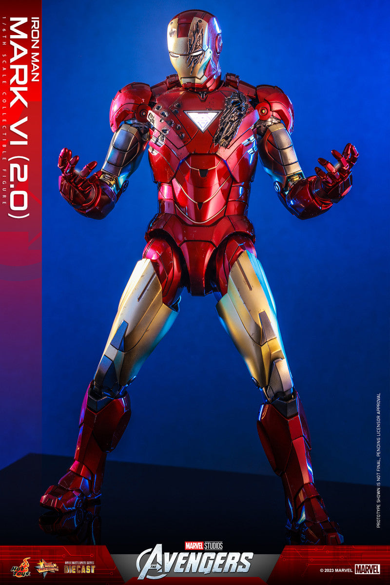 Preventa Figura Iron Man Mark VI (versión 2.0) - The Avengers marca Hot Toys MMS687D52 escala 1/6