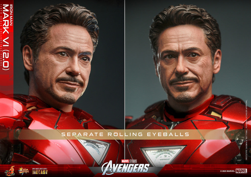 Preventa Figura Iron Man Mark VI (versión 2.0) - The Avengers marca Hot Toys MMS687D52 escala 1/6