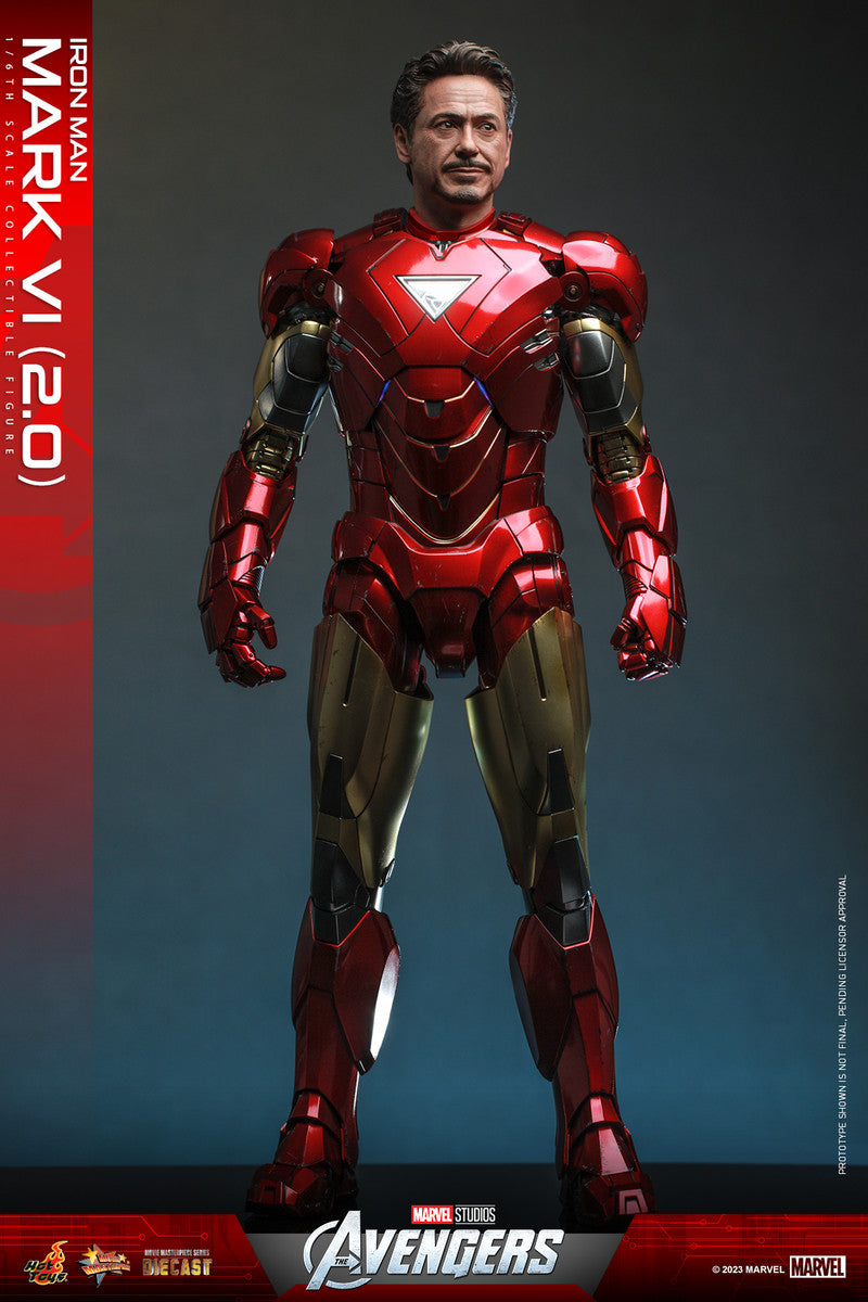 Preventa Figura Iron Man Mark VI (versión 2.0) - The Avengers marca Hot Toys MMS687D52 escala 1/6