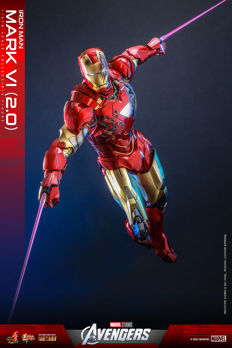 Preventa Figura Iron Man Mark VI (versión 2.0) - The Avengers marca Hot Toys MMS687D52 escala 1/6