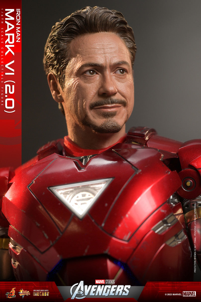 Preventa Figura Iron Man Mark VI (versión 2.0) - The Avengers marca Hot Toys MMS687D52 escala 1/6