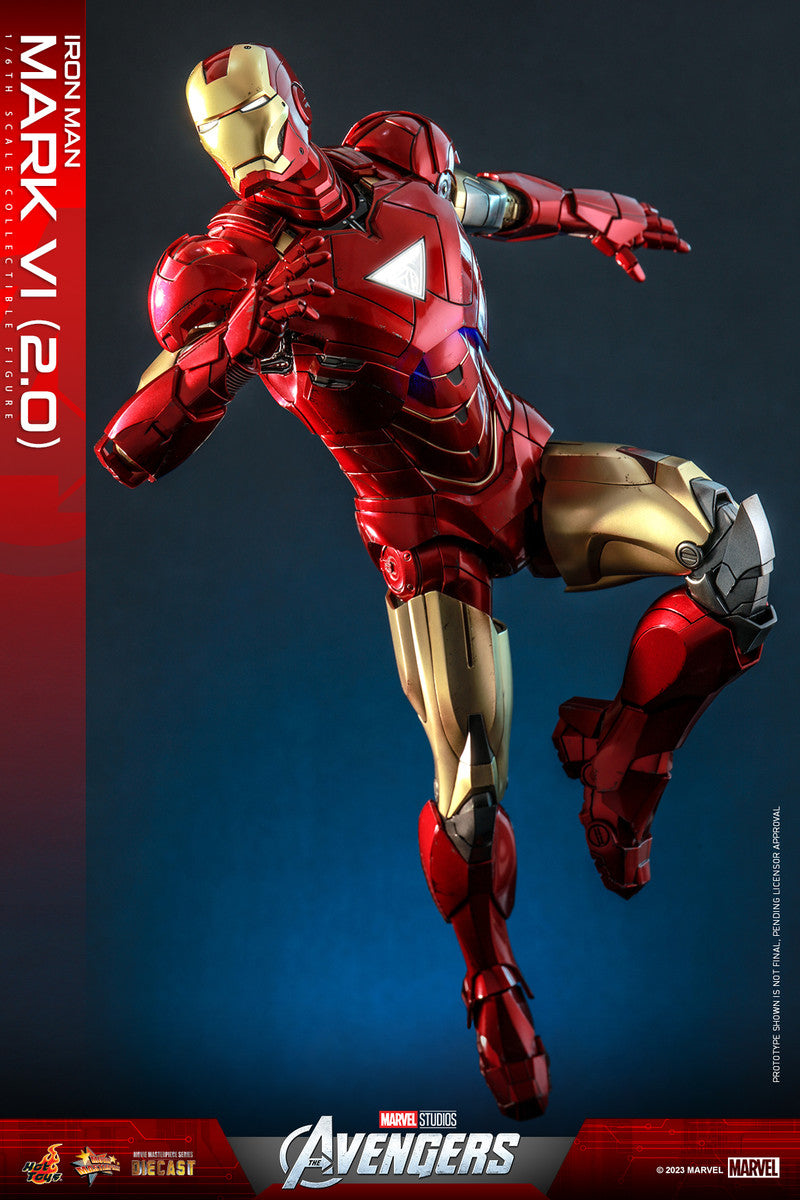 Preventa Figura Iron Man Mark VI (versión 2.0) - The Avengers marca Hot Toys MMS687D52 escala 1/6