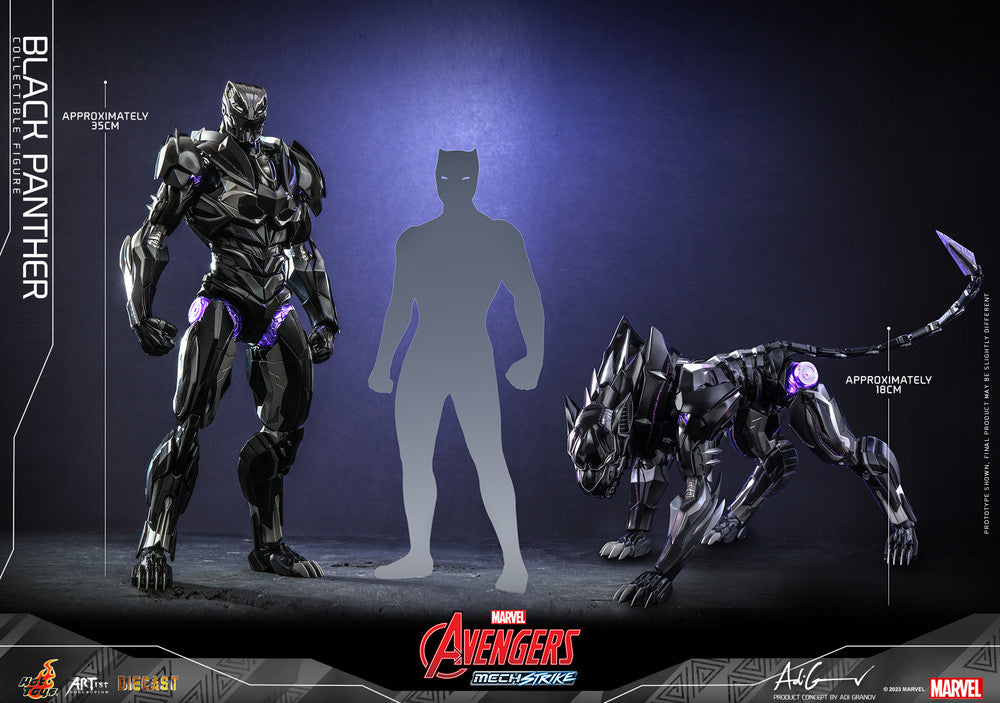 Preventa Figura Black Panther - Marvel’s Avengers Mech Strike marca Hot Toys AC05D55 escala 1/6