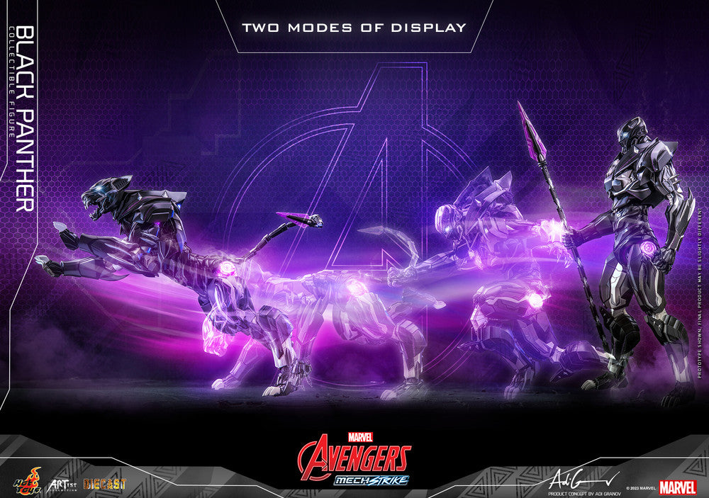 Preventa Figura Black Panther - Marvel’s Avengers Mech Strike marca Hot Toys AC05D55 escala 1/6