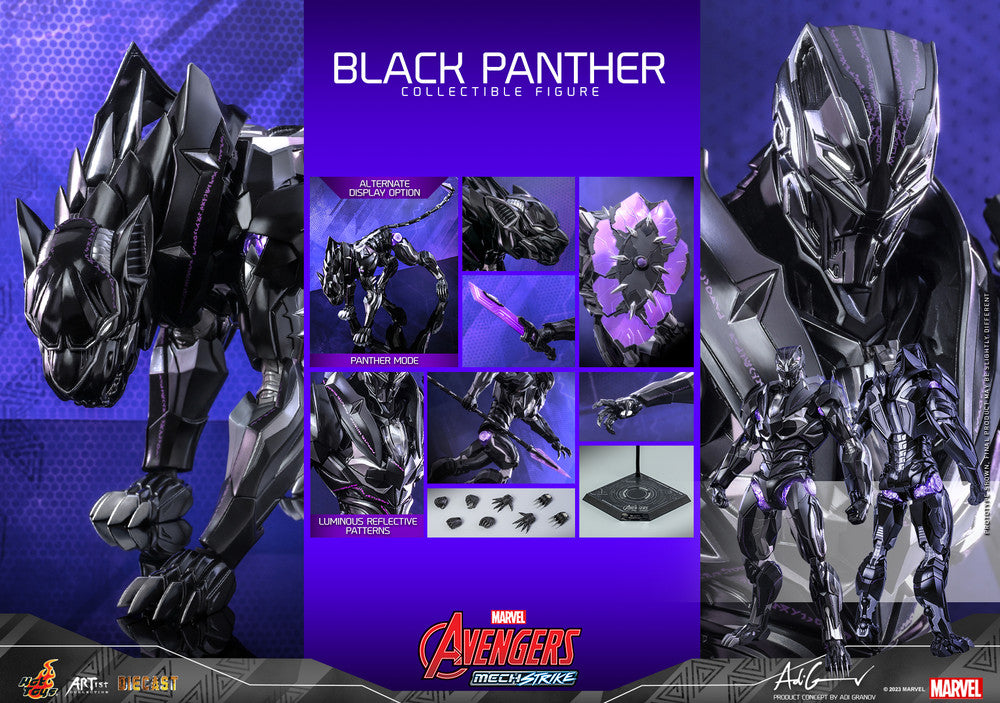 Preventa Figura Black Panther - Marvel’s Avengers Mech Strike marca Hot Toys AC05D55 escala 1/6
