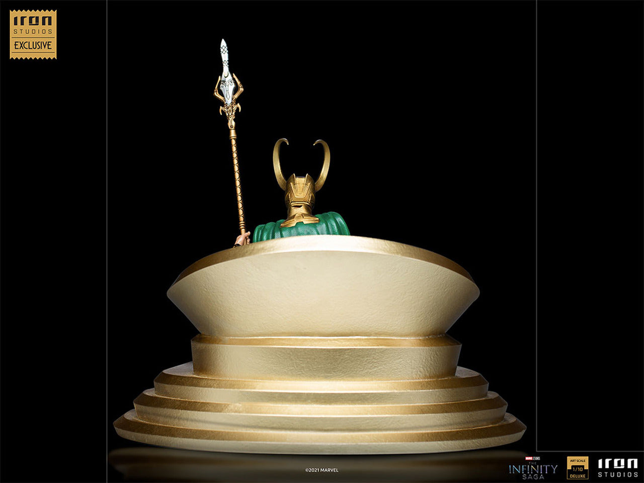 Pedido Estatua Loki on throne (CCXP Exclusiva) - Infinity Saga marca Iron Studios escala de arte 1/10