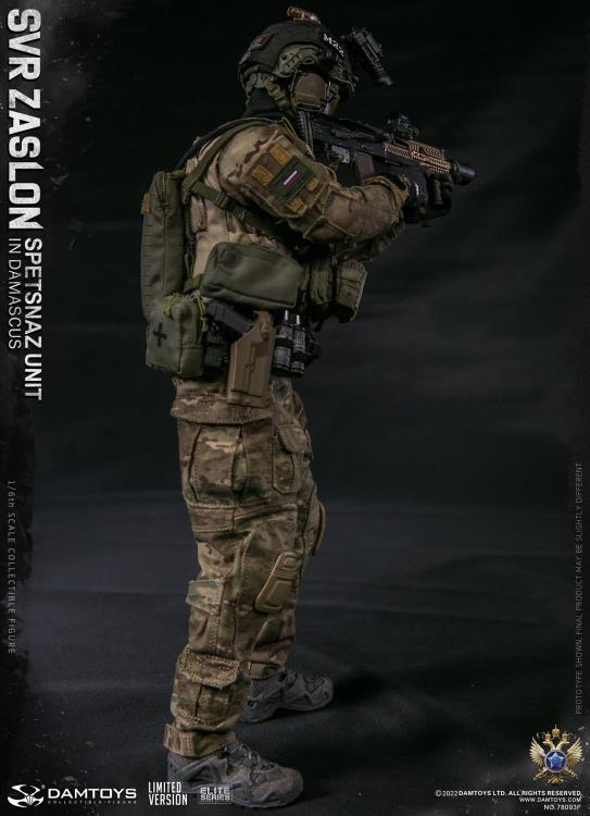 Preventa Figura SVR Zaslon in Damascus (Limited Version) - Russian Spetsnaz Unit marca Damtoys 78093F escala 1/6
