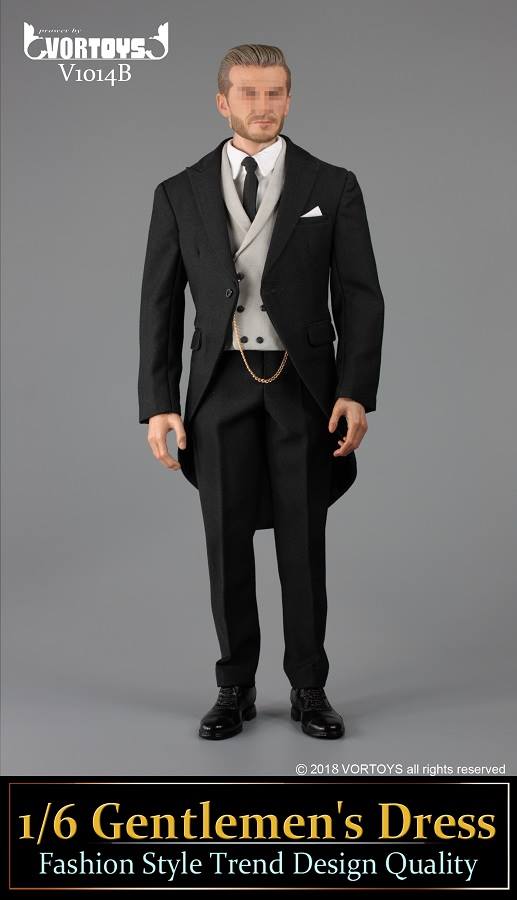 Pedido Traje Gentleman Dress (3 versiones) marca Vortoys V1014 escala 1/6