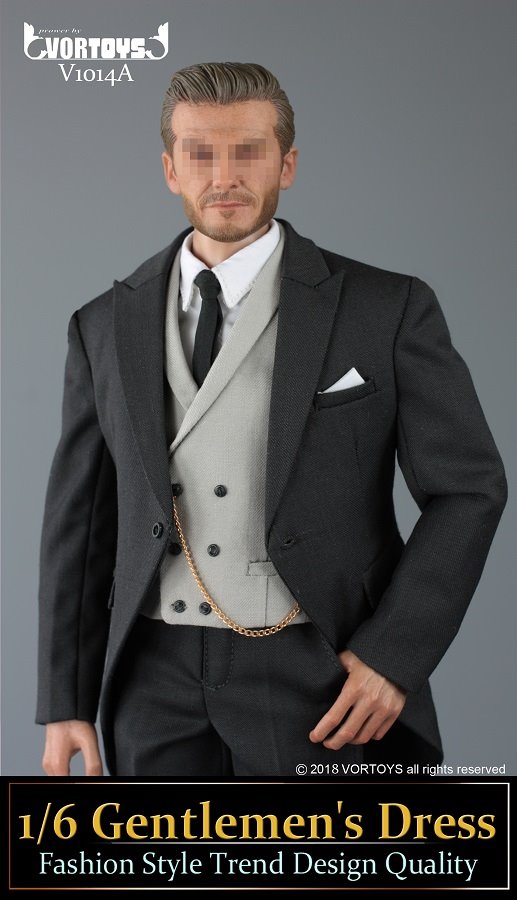 Pedido Traje Gentleman Dress (3 versiones) marca Vortoys V1014 escala 1/6