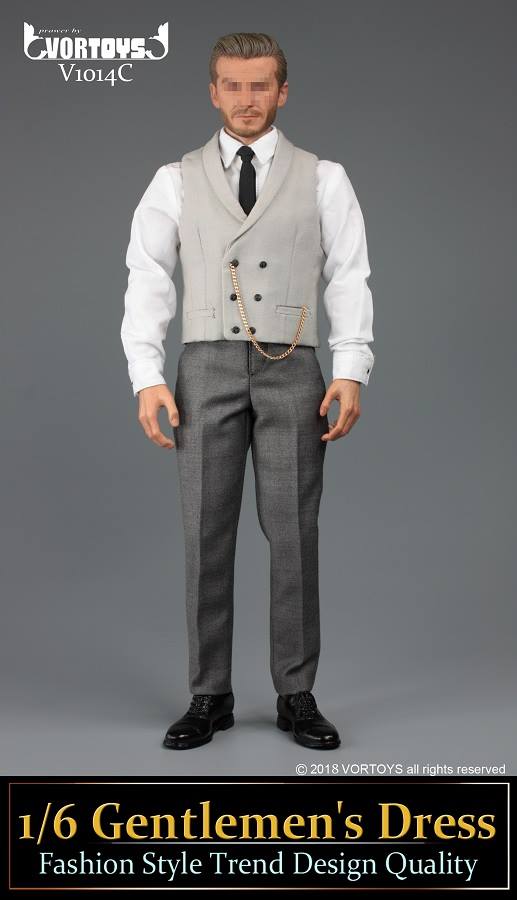 Pedido Traje Gentleman Dress (3 versiones) marca Vortoys V1014 escala 1/6