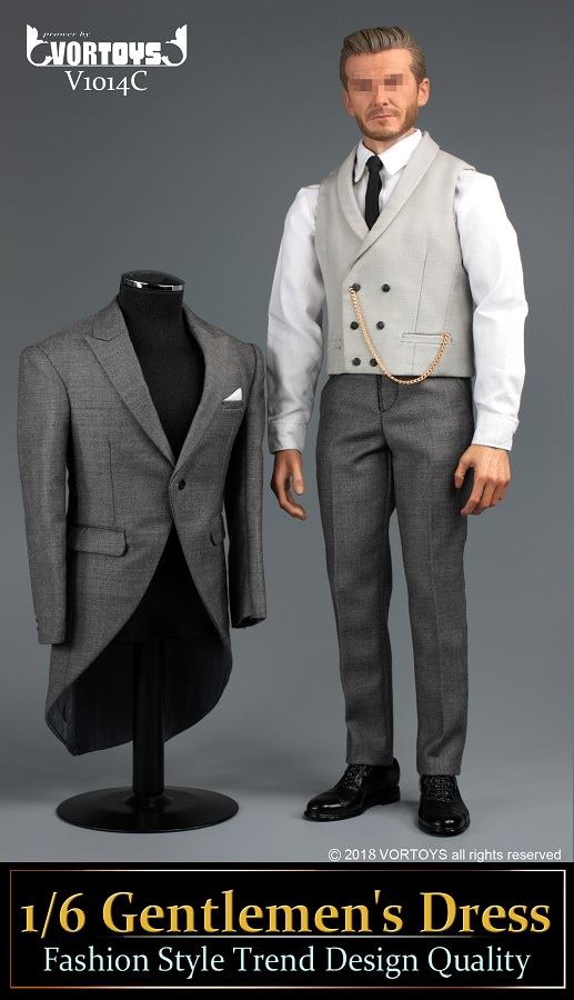 Pedido Traje Gentleman Dress (3 versiones) marca Vortoys V1014 escala 1/6
