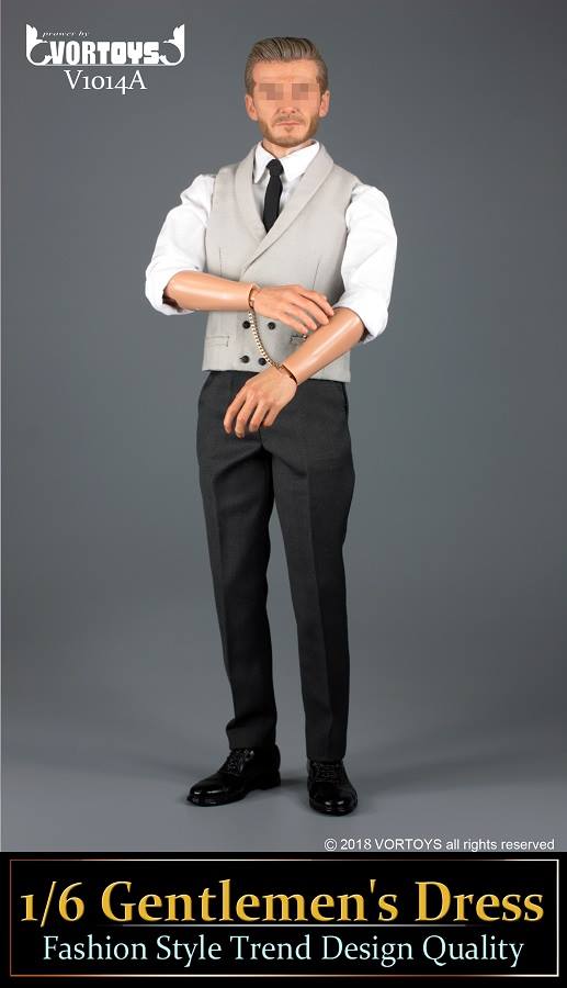 Pedido Traje Gentleman Dress (3 versiones) marca Vortoys V1014 escala 1/6