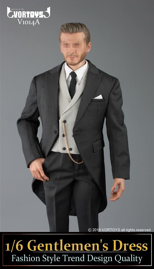 Pedido Traje Gentleman Dress (3 versiones) marca Vortoys V1014 escala 1/6