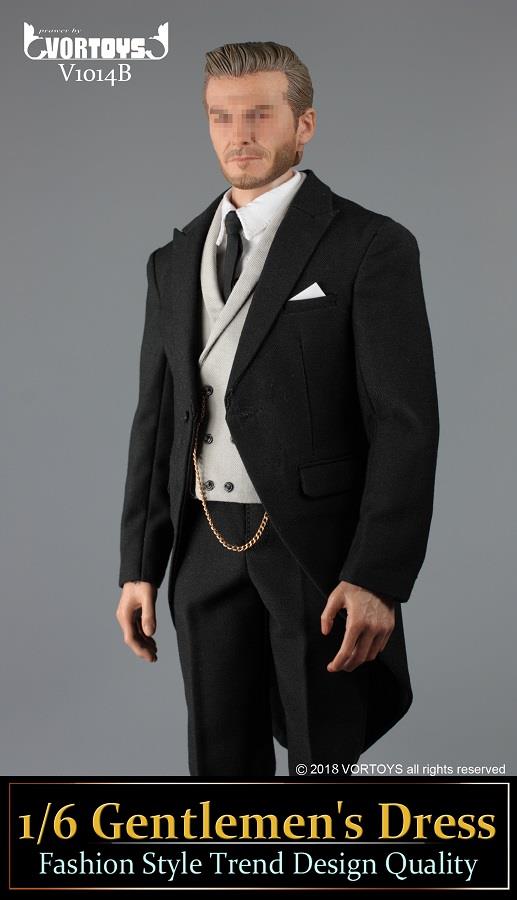 Pedido Traje Gentleman Dress (3 versiones) marca Vortoys V1014 escala 1/6