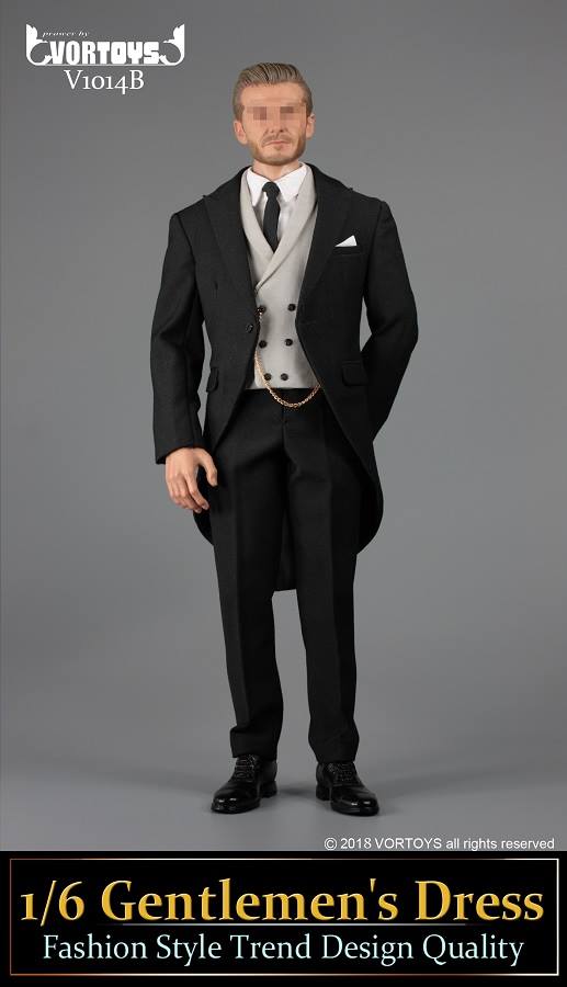 Pedido Traje Gentleman Dress (3 versiones) marca Vortoys V1014 escala 1/6