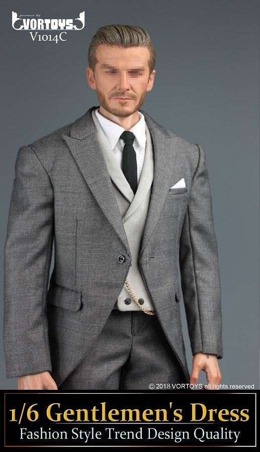 Pedido Traje Gentleman Dress (3 versiones) marca Vortoys V1014 escala 1/6