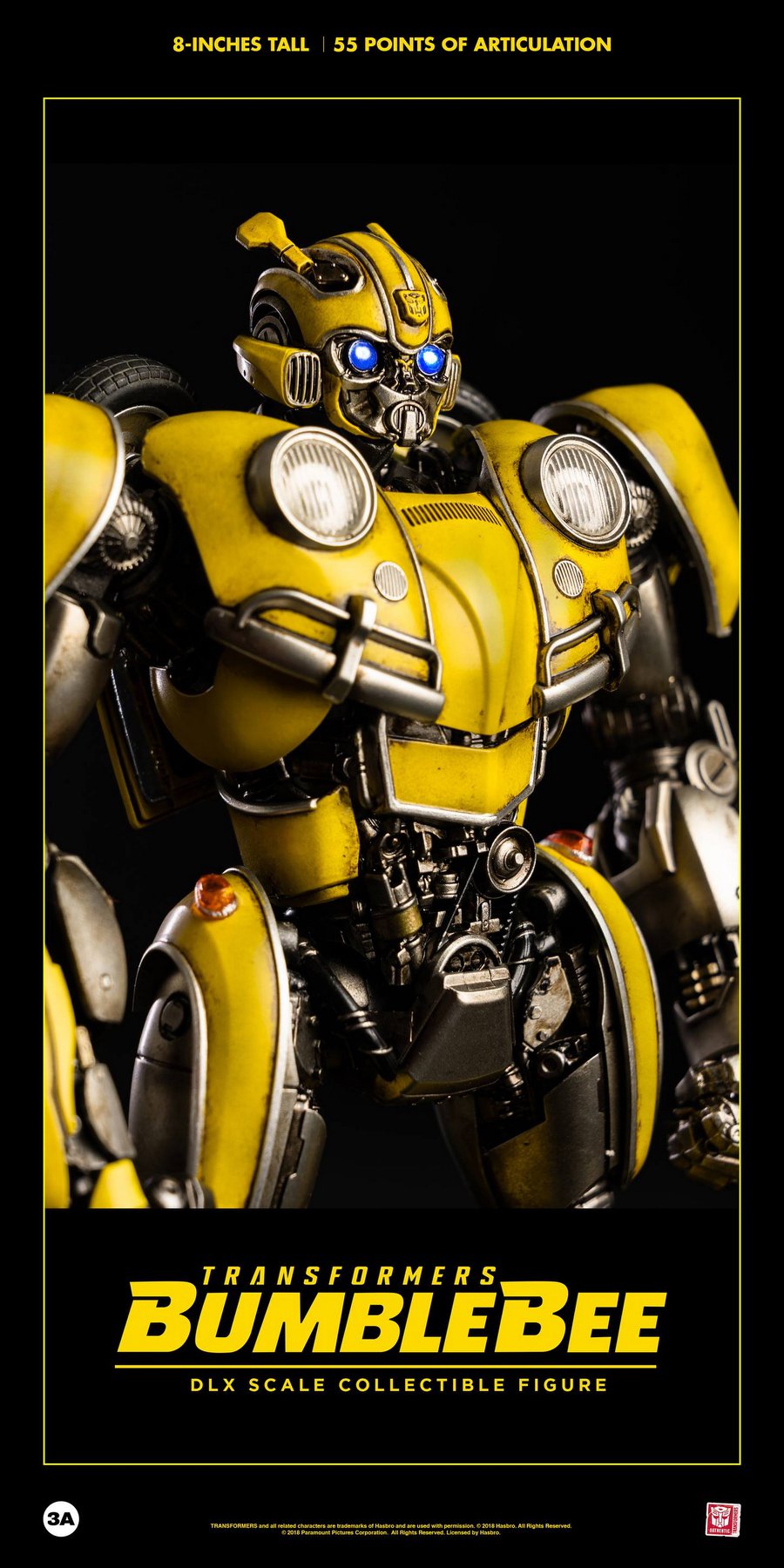 Pedido Figura DLX Bumblebee - Transformers: Bumblebee Movie marca Hasbro x Threezero 3Z0242 (20.3 cm)