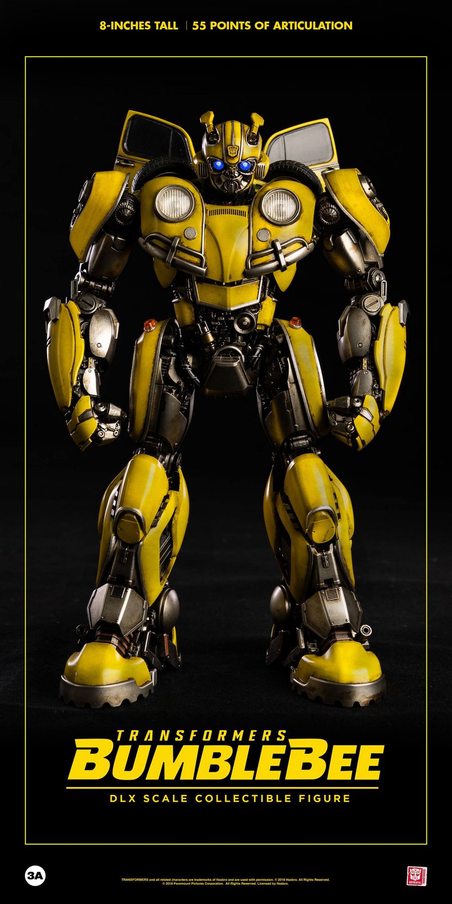 Pedido Figura DLX Bumblebee - Transformers: Bumblebee Movie marca Hasbro x Threezero 3Z0242 (20.3 cm)