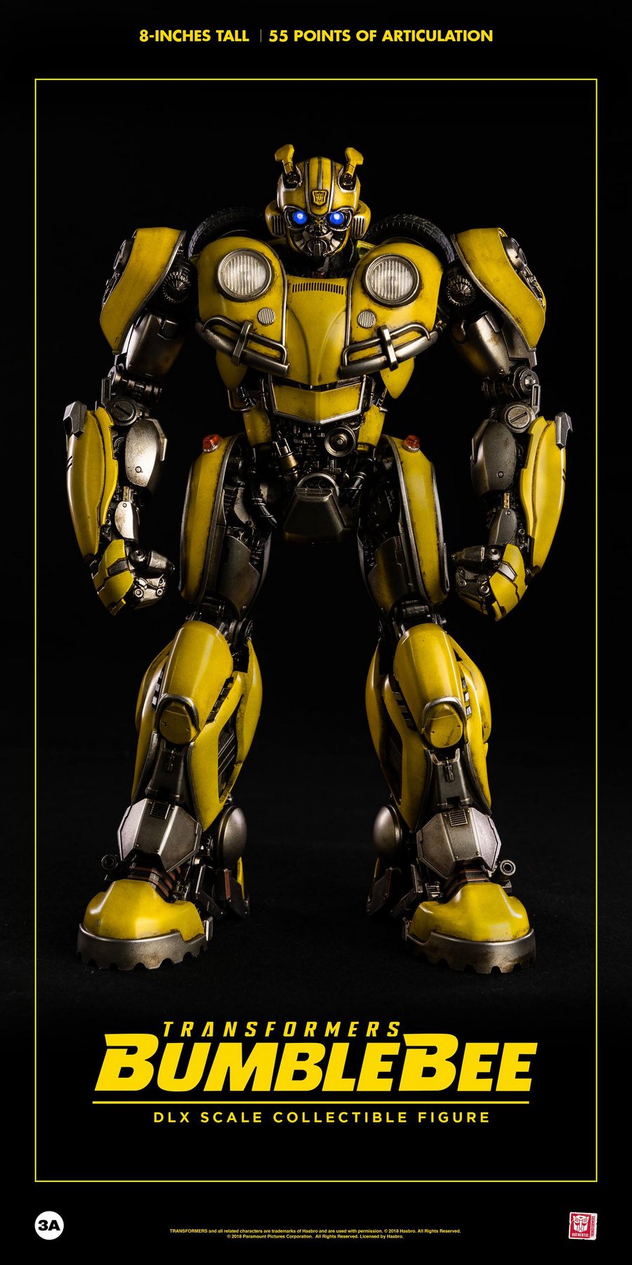 Pedido Figura DLX Bumblebee - Transformers: Bumblebee Movie marca Hasbro x Threezero 3Z0242 (20.3 cm)