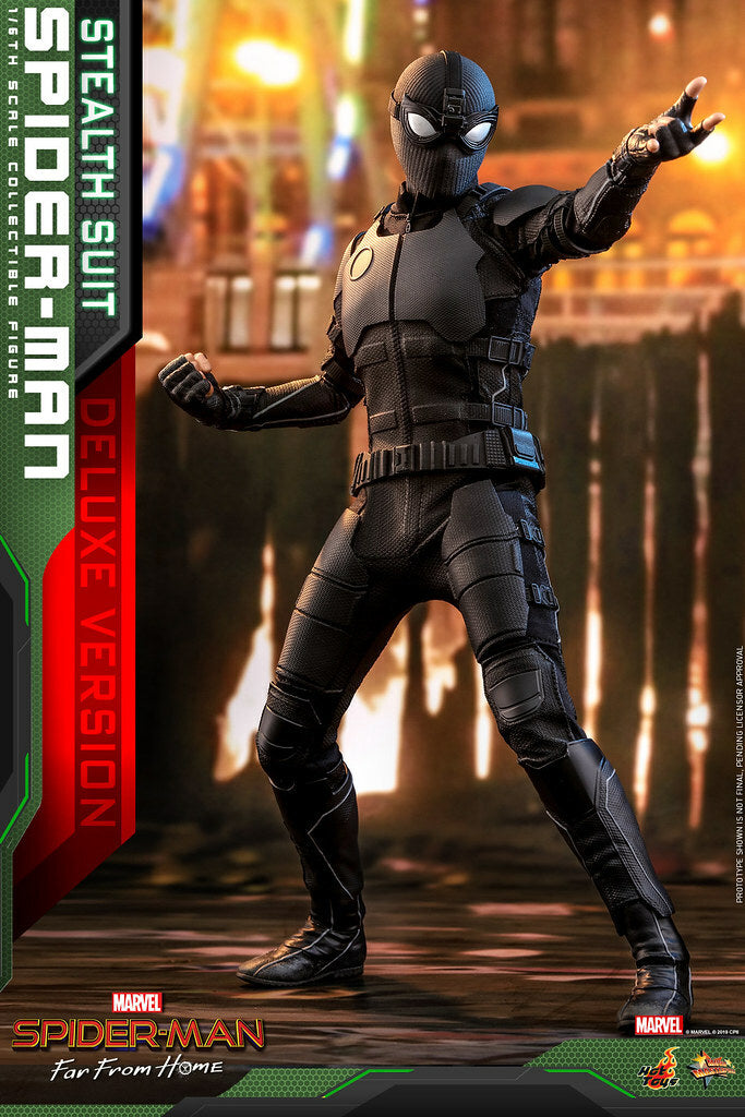 Pedido Figura Spider-Man Stealth Suit (Deluxe version)- Spider-Man: Far From Home marca Hot Toys MMS541 escala 1/6