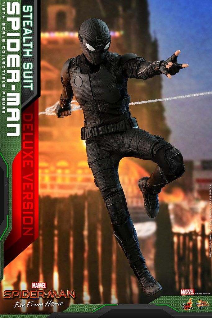 Pedido Figura Spider-Man Stealth Suit (Deluxe version)- Spider-Man: Far From Home marca Hot Toys MMS541 escala 1/6