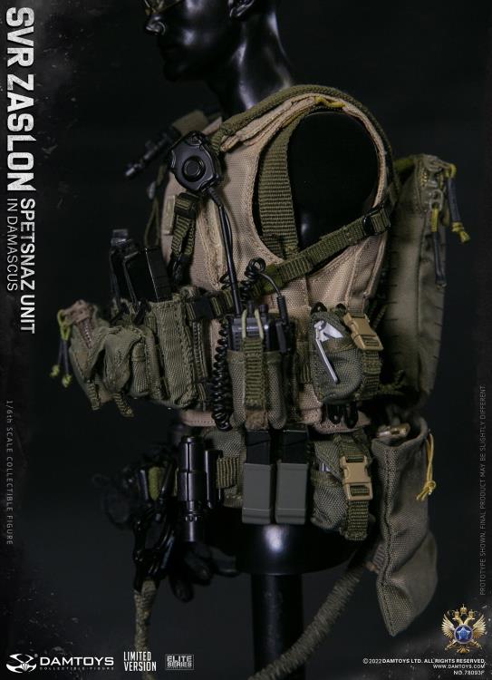 Preventa Figura SVR Zaslon in Damascus (Limited Version) - Russian Spetsnaz Unit marca Damtoys 78093F escala 1/6