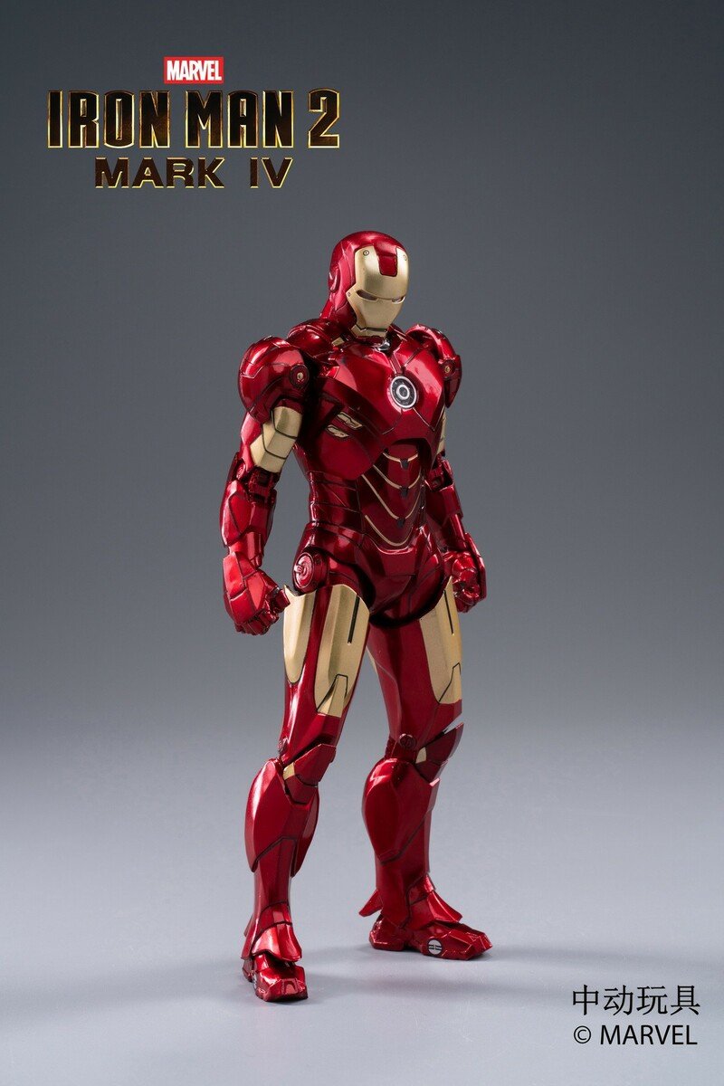 Pedido Figura Iron Man 2 Mark IV (versión LED) marca ZD Toys escala pequeña 1/10 (18 cm)