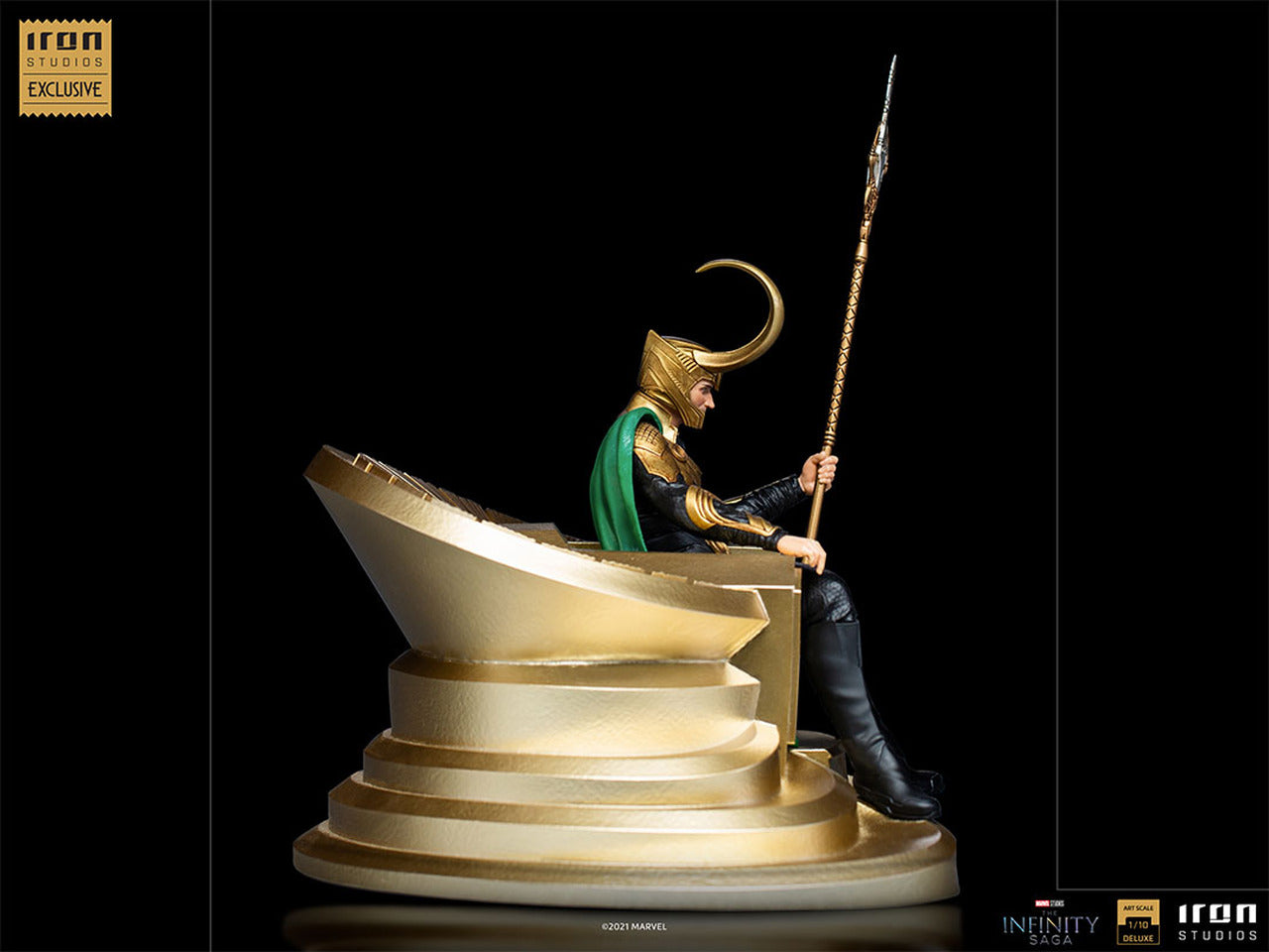 Pedido Estatua Loki on throne (CCXP Exclusiva) - Infinity Saga marca Iron Studios escala de arte 1/10