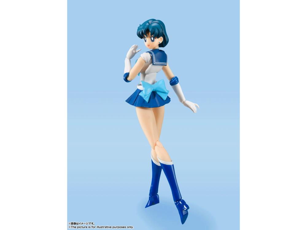 Pedido Figura Sailor Moon Mercury (Animation Color Edition) - Sailor Moon - S.H.Figuarts marca Bandai Spirits escala pequeña 1/12