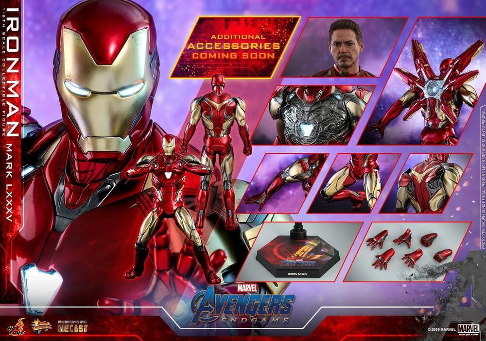 Pedido Figura Iron Man Mark LXXXV 85 - Avengers: Endgame marca Hot Toys MMS528D30 escala 1/6