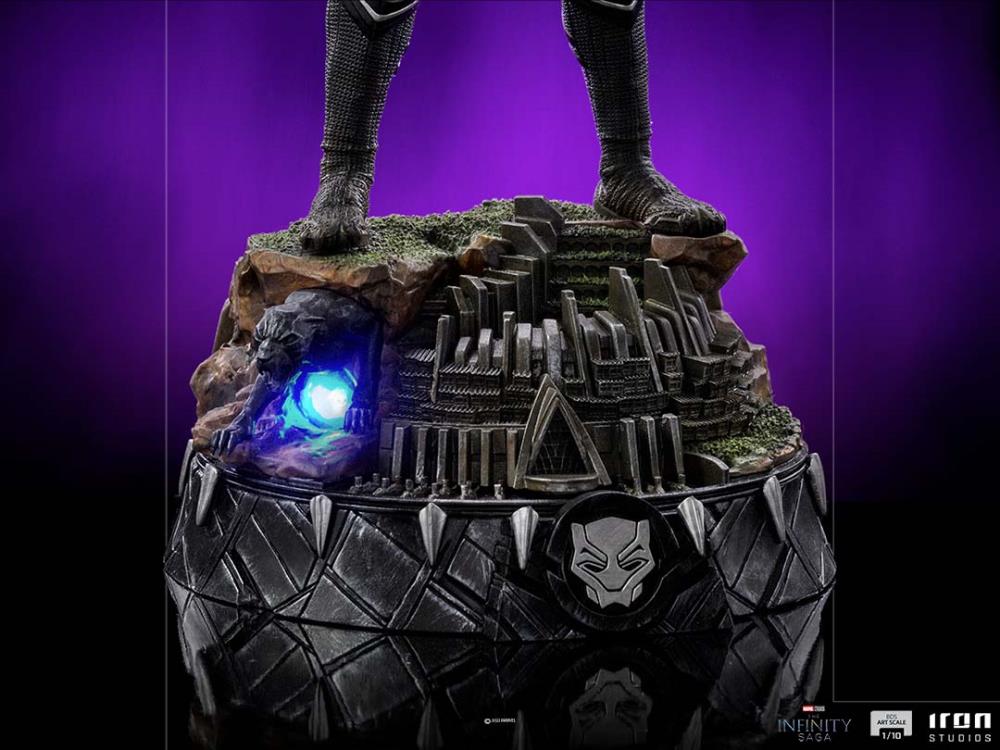 Pedido Estatua Black Panther - Avengers: Infinity Saga - Deluxe - marca Iron Studios escala de arte 1/10