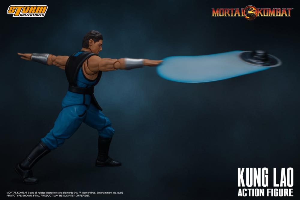 Pedido Figura Kung Lao - Mortal Kombat 2 Vs Series marca Storm Collectibles escala pequeña 1/12