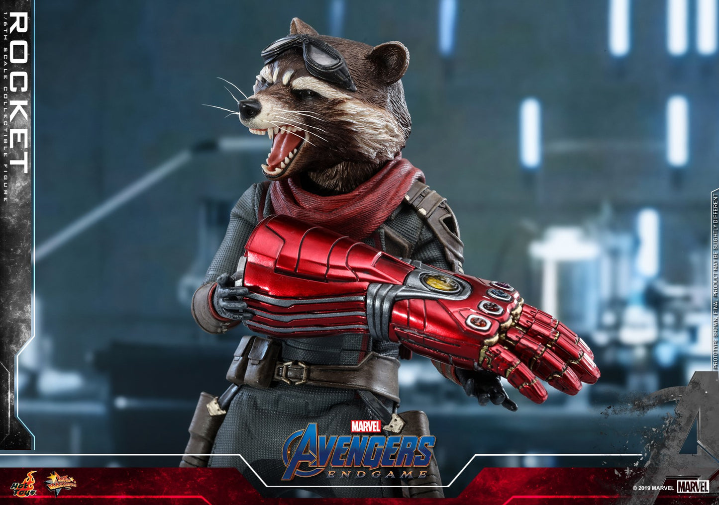 Pedido Figura Rocket - Avengers Endgame marca Hot Toys MMS548 escala 1/6