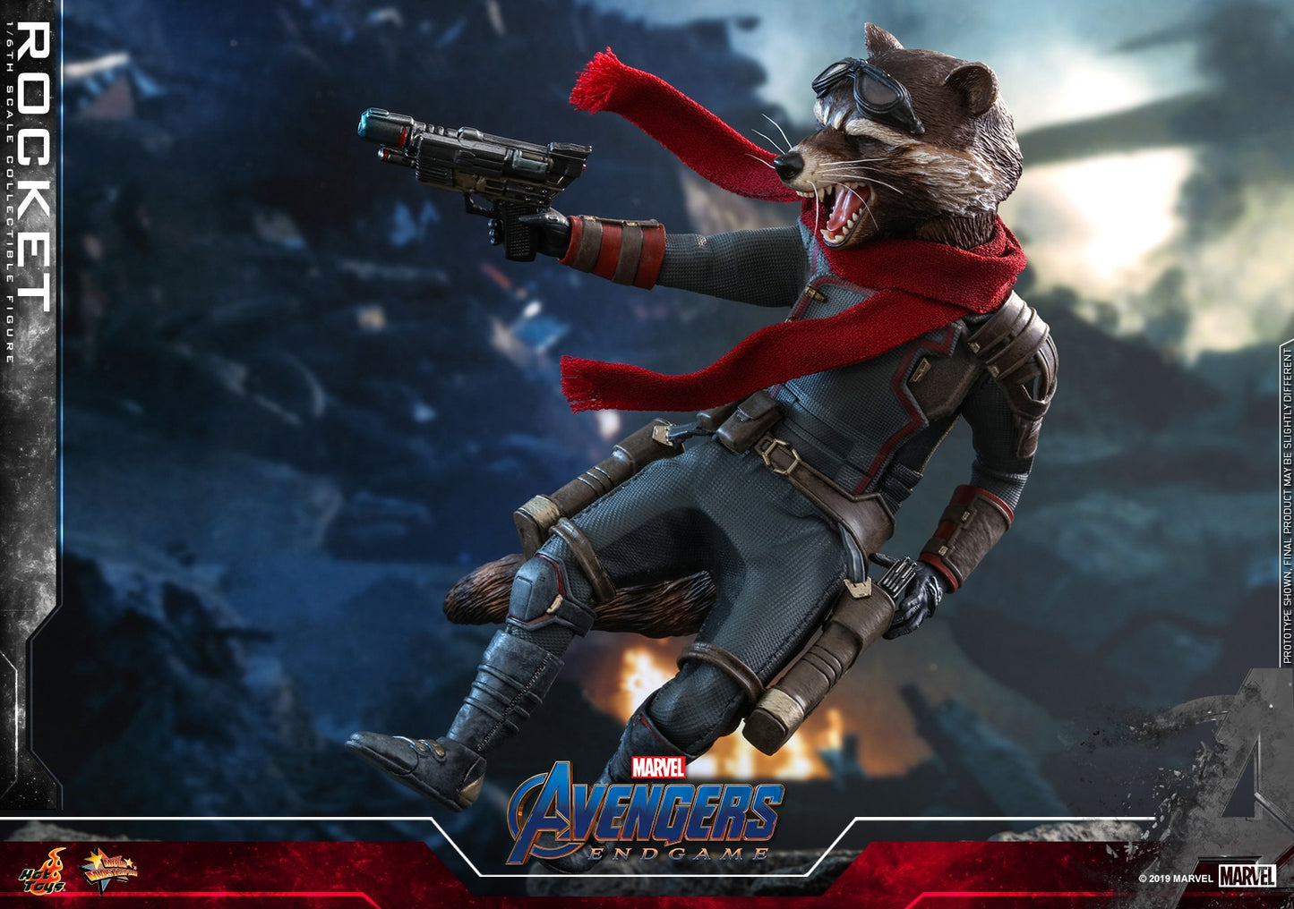 Pedido Figura Rocket - Avengers Endgame marca Hot Toys MMS548 escala 1/6