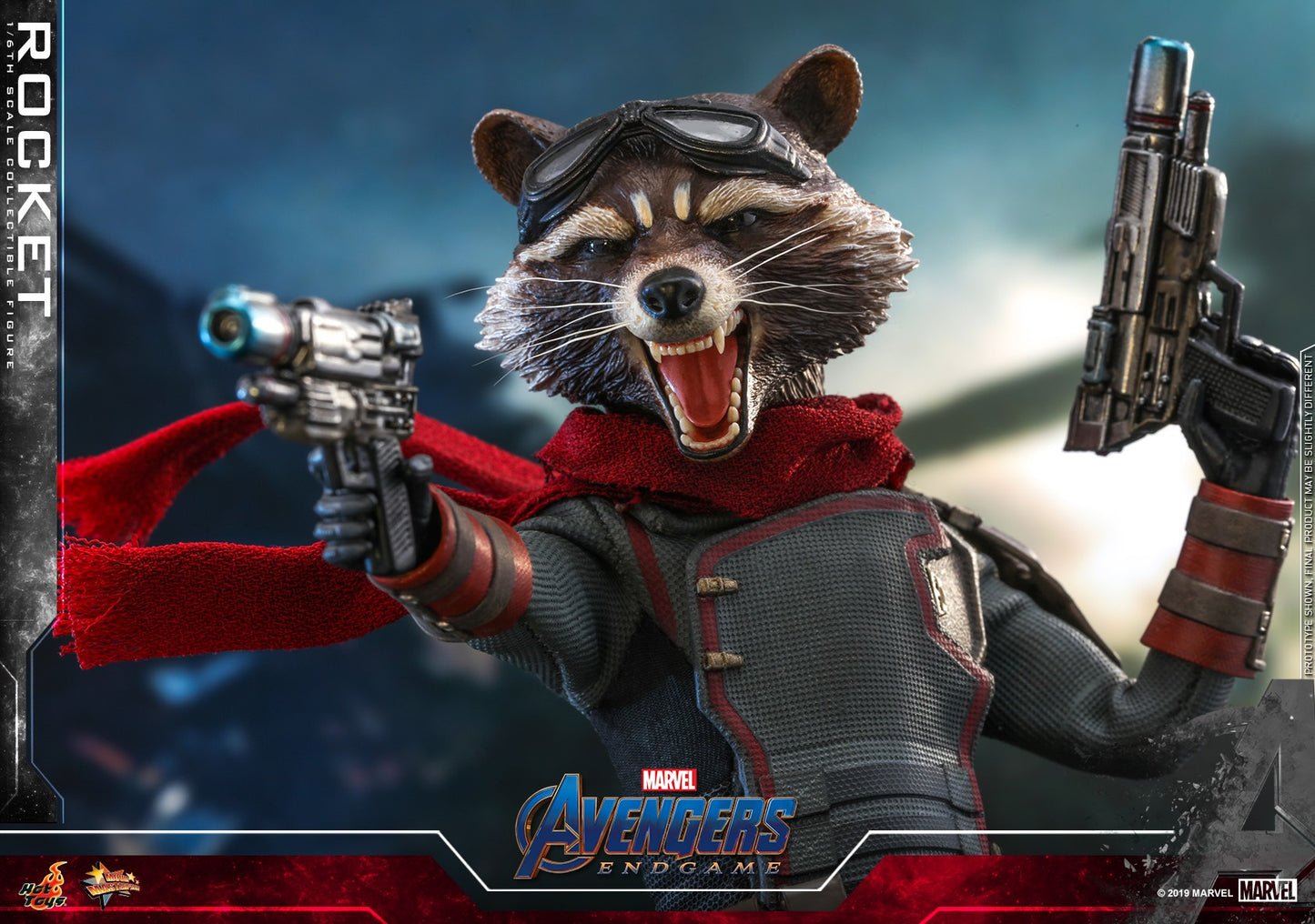 Pedido Figura Rocket - Avengers Endgame marca Hot Toys MMS548 escala 1/6