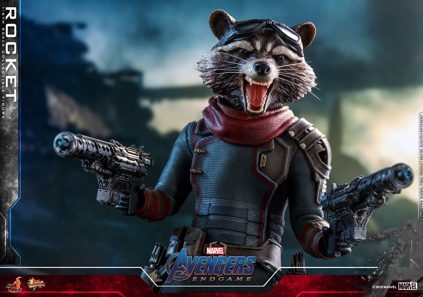 Pedido Figura Rocket - Avengers Endgame marca Hot Toys MMS548 escala 1/6