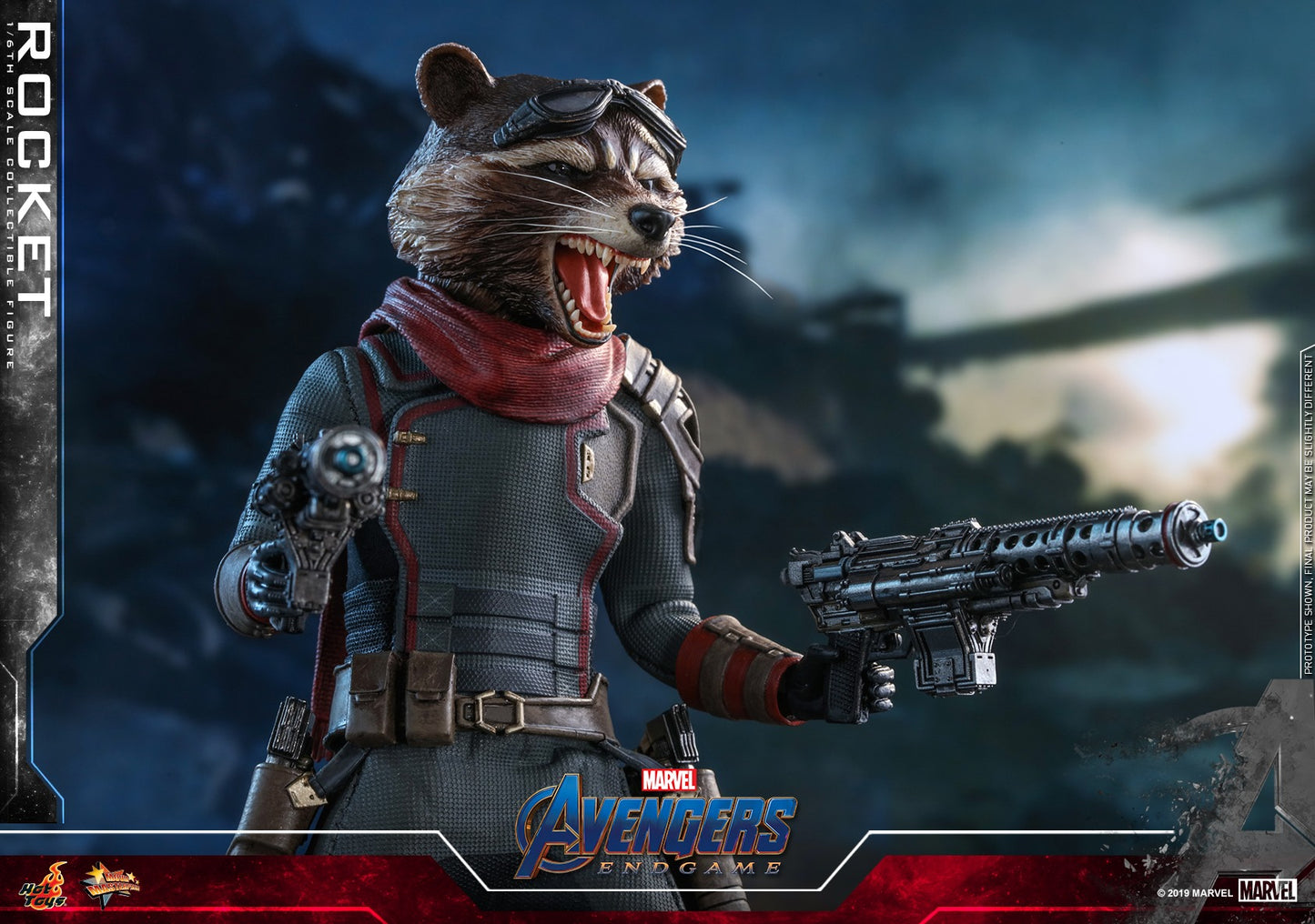Pedido Figura Rocket - Avengers Endgame marca Hot Toys MMS548 escala 1/6